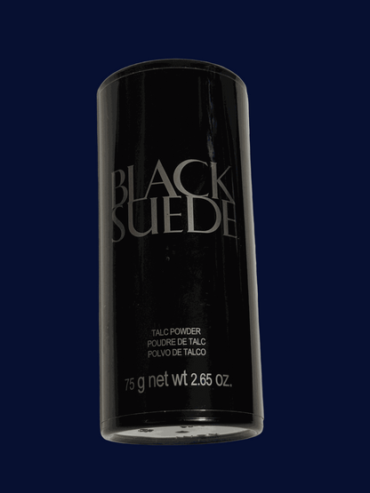 Black Suede talc powder bottle 2.65 oz for dry and comfortable skin