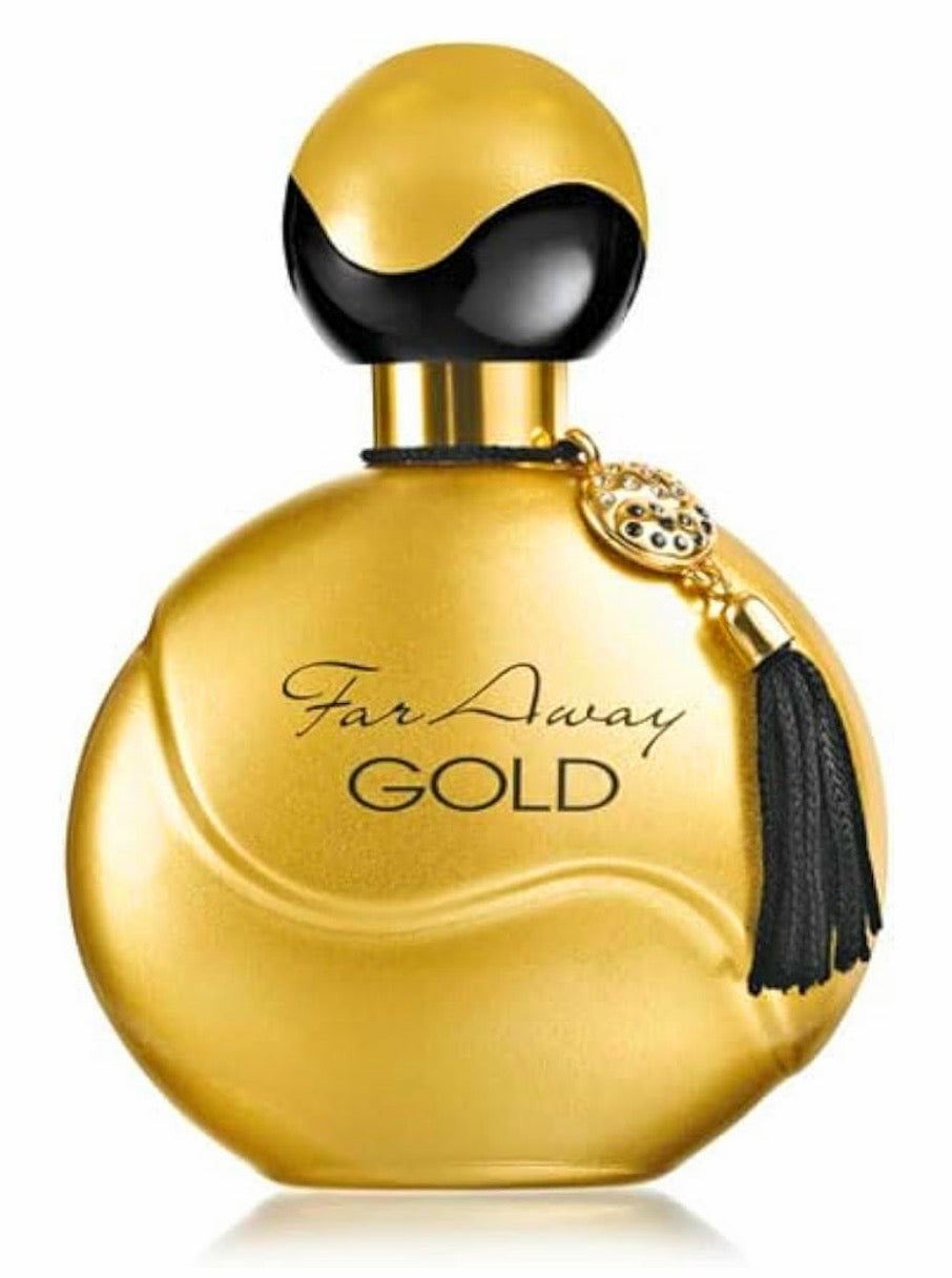 Far Away Gold Eau De Perfume 1.7 fl oz bottle with oriental floral fragrance for women