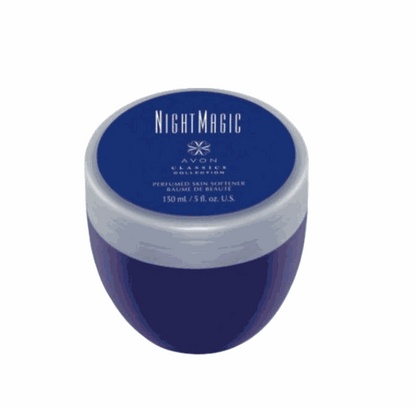 Night Magic Perfumed Skin Softener blue jar moisturizer 5 oz luxury cream