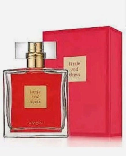 Little Red Dress Eau De Perfume 1.7 fl oz with elegant red packaging and floral woody fragrance