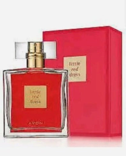 Little Red Dress Eau De Perfume 1.7 fl oz with elegant red packaging and floral woody fragrance