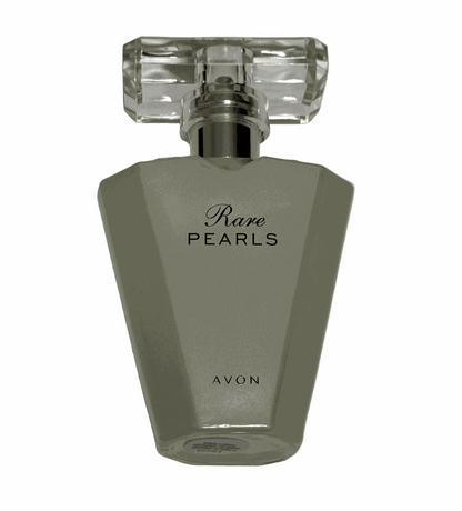 New Rear Pearls Eau De Perfume bottle with crystal cap featuring floral and warm notes by Avon
