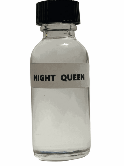 Night Queen artisanal perfume oil bottle inspired by The Merchant of Venice with floral and spice notes