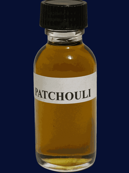 Interpretation Patchouli Perfume Oil bottle with earthy, woody amber notes