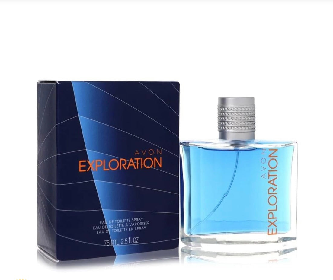Avon Exploration Eau De Toilette cologne spray 2.5 fl oz with fresh volcanic orange and vetiver scent