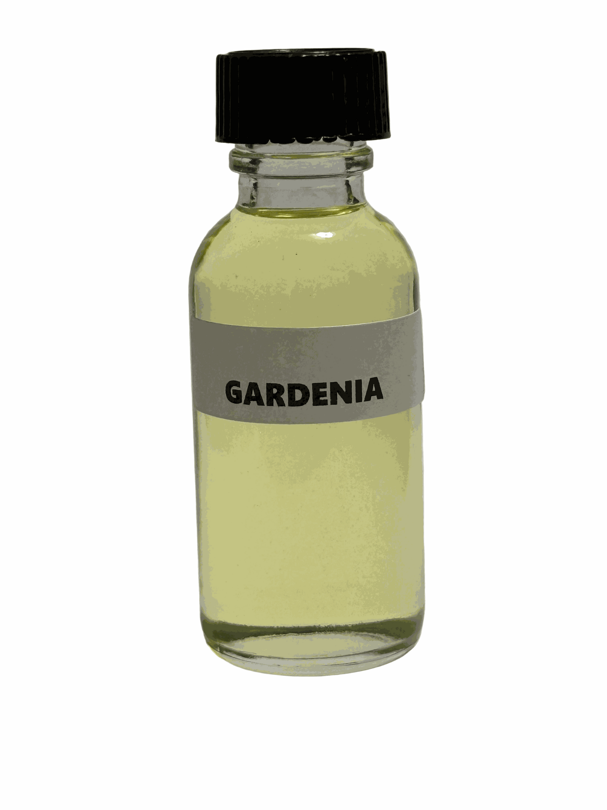 1 fl oz bottle of concentrated Gardenia Perfume Oil with creamy floral scent