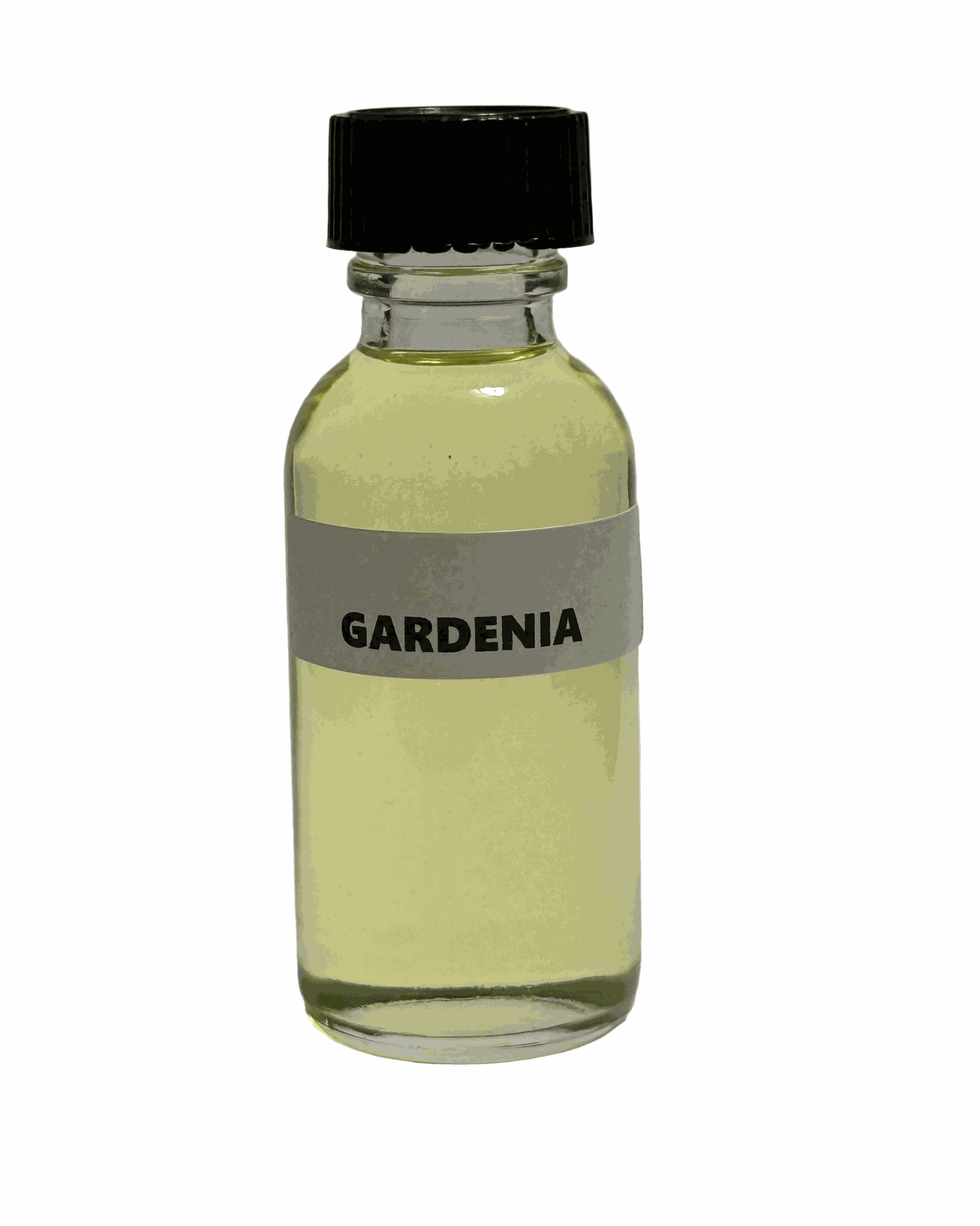 1 fl oz bottle of concentrated Gardenia Perfume Oil with creamy floral scent